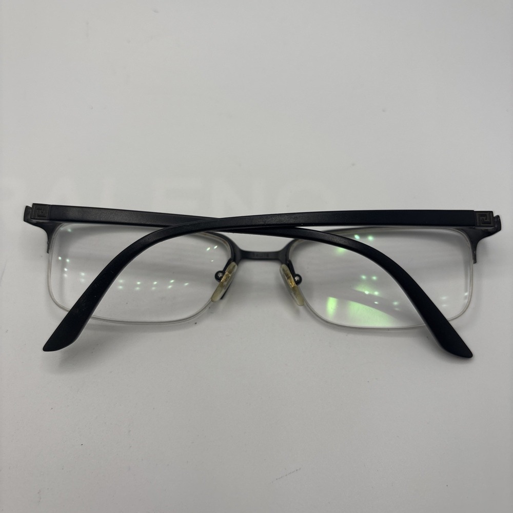 Versace MOD. 1219 1261 Half Rim Black Eyeglasses Optical Frame 54-18-140mm #D110 - Picture 8 of 8